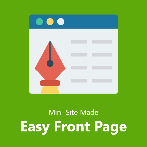 Mini-Site Made Easy Front Page